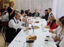 Spotkanie odbyło się w miłej, świątecznej atmosferze.