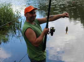 Nasi panowie złowili razem 46 ryb. 